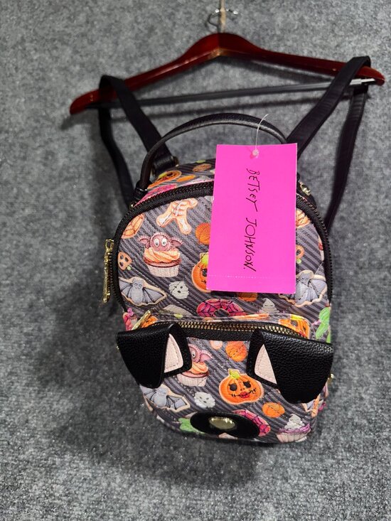 Betsey Johnson Sweets Dog XOBAYBEE Halloween Mini Backpack Purse New main image 4